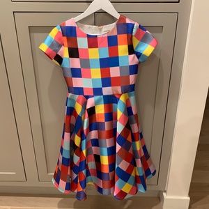 Charabia multi-color girls dress, Size 12A